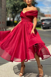 Strapless High Waist Prom Dress