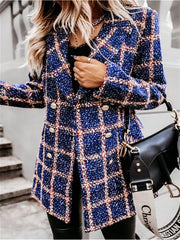 Long Sleeve Slim Fits Lapel Mid-Length Coat