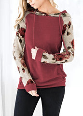 Long Sleeve Casual Printed Hoodie