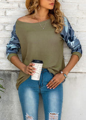 Long Sleeve Round Neck Casual Top