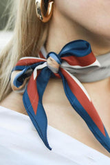 Color Block Rhombus Scarf