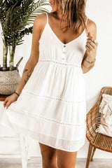 Crochet Spaghetti Straps Dress