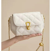 Chain Small Female Lady Rhombus Shoulder Leather Women's Shoulder Bags