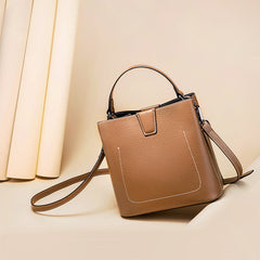 Cowhide Women's High-end Fashion Retro One-shoulder Leather Shoulder Bags