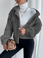 Women's Coats Casual Lapel Plush Thickened Coat