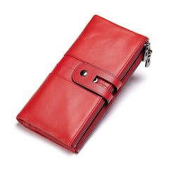 Long Leather Women's Large Holder Purse