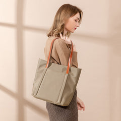 Commuter Canvas Casual Simple Women's Large Oxford Shoulder Tote Bags