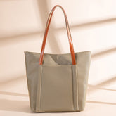 Commuter Canvas Casual Simple Women's Large Oxford Shoulder Tote Bags