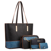 Color Women's Child Shoulder Large Splicing Shoulder Bags