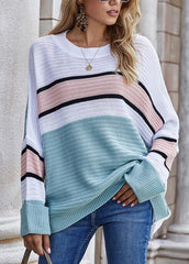 Long Sleeve Casual Striped Sweater