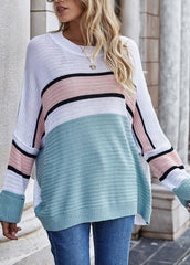 Long Sleeve Casual Striped Sweater