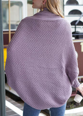 Casual Long Sleeve Solid Color Cardigan