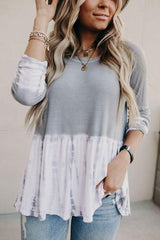Brooke Ombre Peplum Top