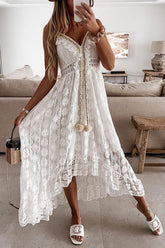 City of Love Crochet Fringe Lace Dress