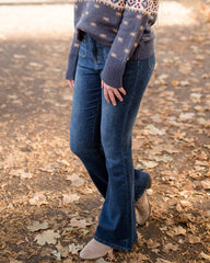 90s Vintage Dual Pocket Front Low Waist Flare Jeans