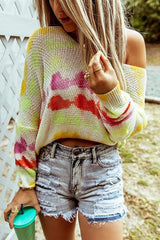 Boosted Spirits Tie Dye Loose Sweater