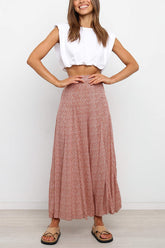 Floral High Waist Wide Leg Pants