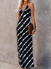 Summer Sleeveless V-neck Side Split Casual Dress