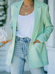 Women's Blazers Long Sleeve OL Temperament Slim Blazers