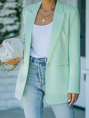 Women's Blazers Long Sleeve OL Temperament Slim Blazers