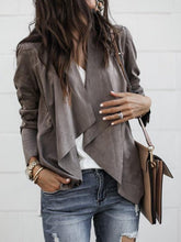 Women's Jackets Solid Lapel Casual Small Jacket