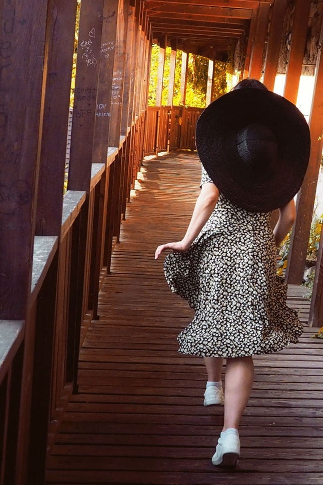 Boho Hat, Sun Hat, Beach Hat, Wide Brim Straw Hat 10-18 cm, Ribbon in Black