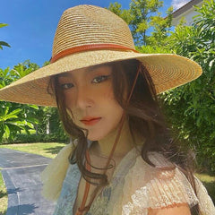 Boho Hat, Sun Hat,Beach Hat, Straw Hat, Brown Studio