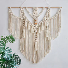 Boho Macrame Wall Hanging - Handwoven Tapestry - Bohemian Home Decor Elowen