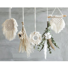 Boho Mini Macrame Wall Hanging - Handcrafted Tapestry - Children's Room Home Decor