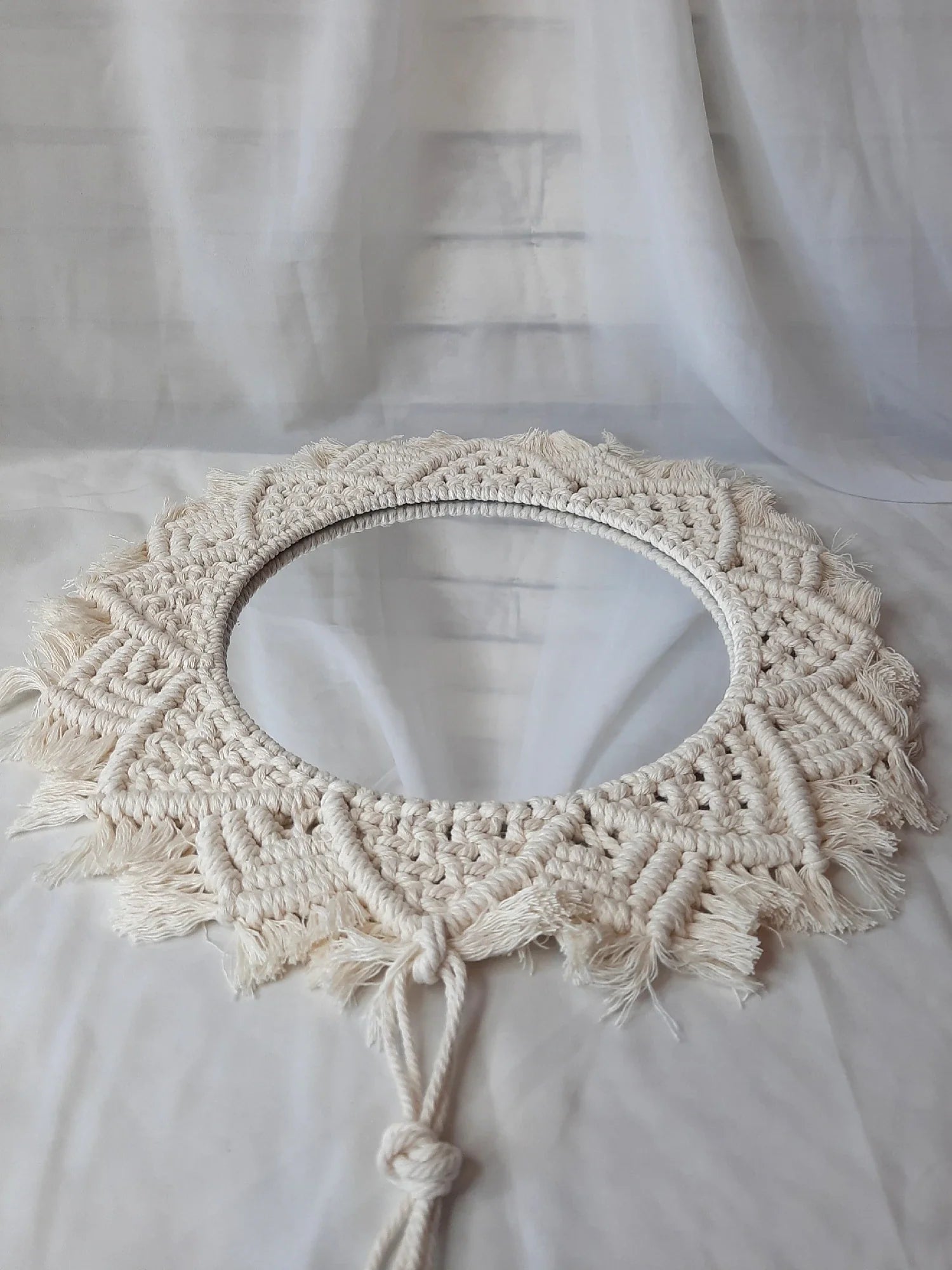 Bohemia Macrame Decorative Mirror Wall - Boho Round Mirrors Home Decor
