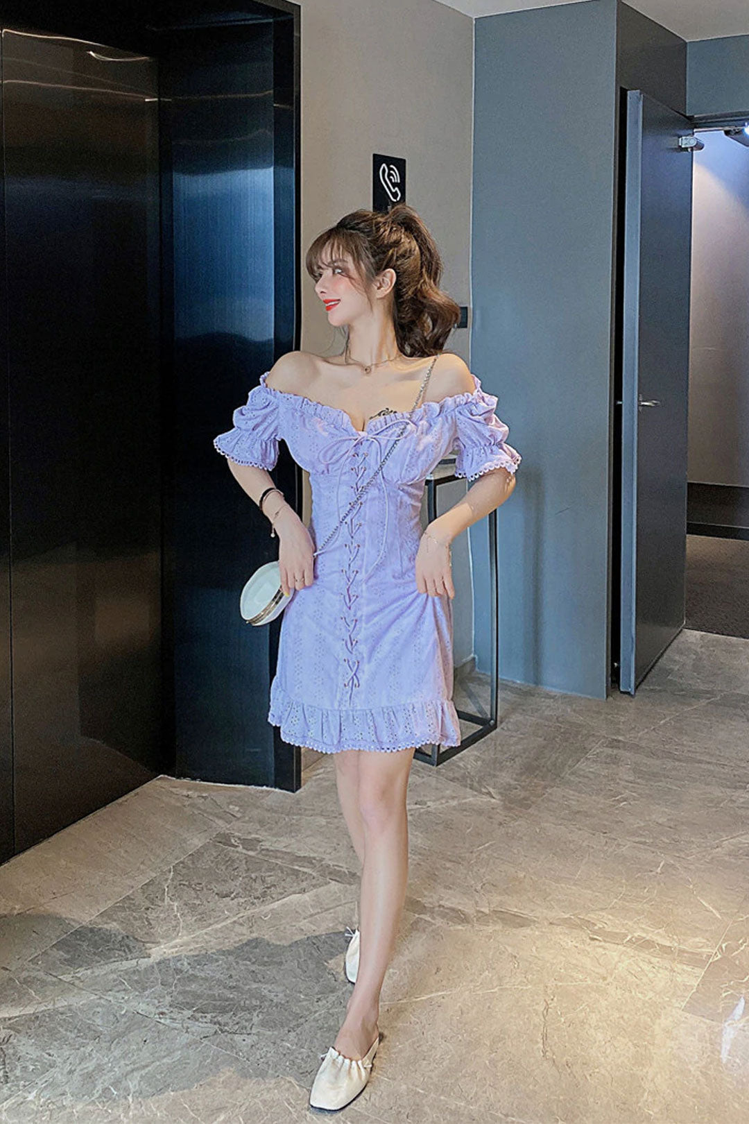 Boho > Vintage Dress, Boho Mini Dress, Sara White Lace