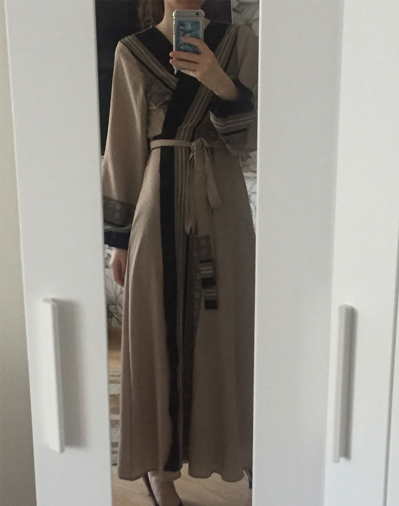 Vintage Dress, Boho Maxi Dress, Gown, India Dot in Brick, Brown and Gray