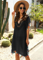 Midi Dress, Beach Dress, Cover up Dress,, White & Yellow Shunshine