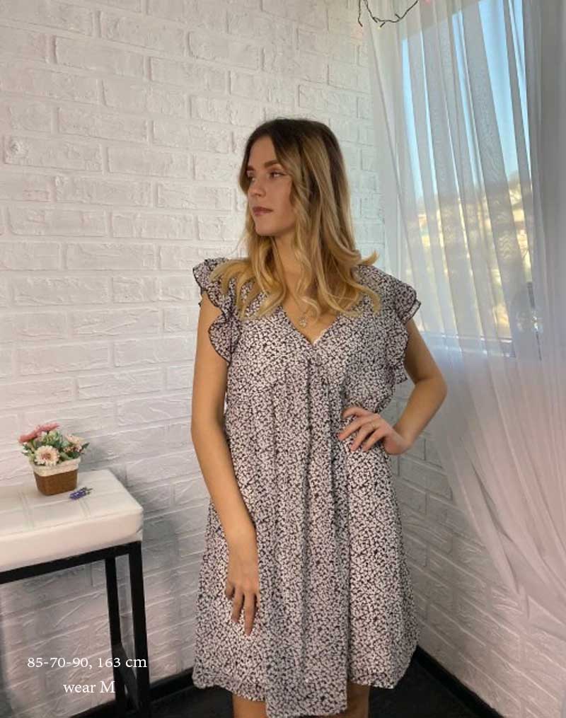 Boho Mini Dress Sundress, Ava in Yellow