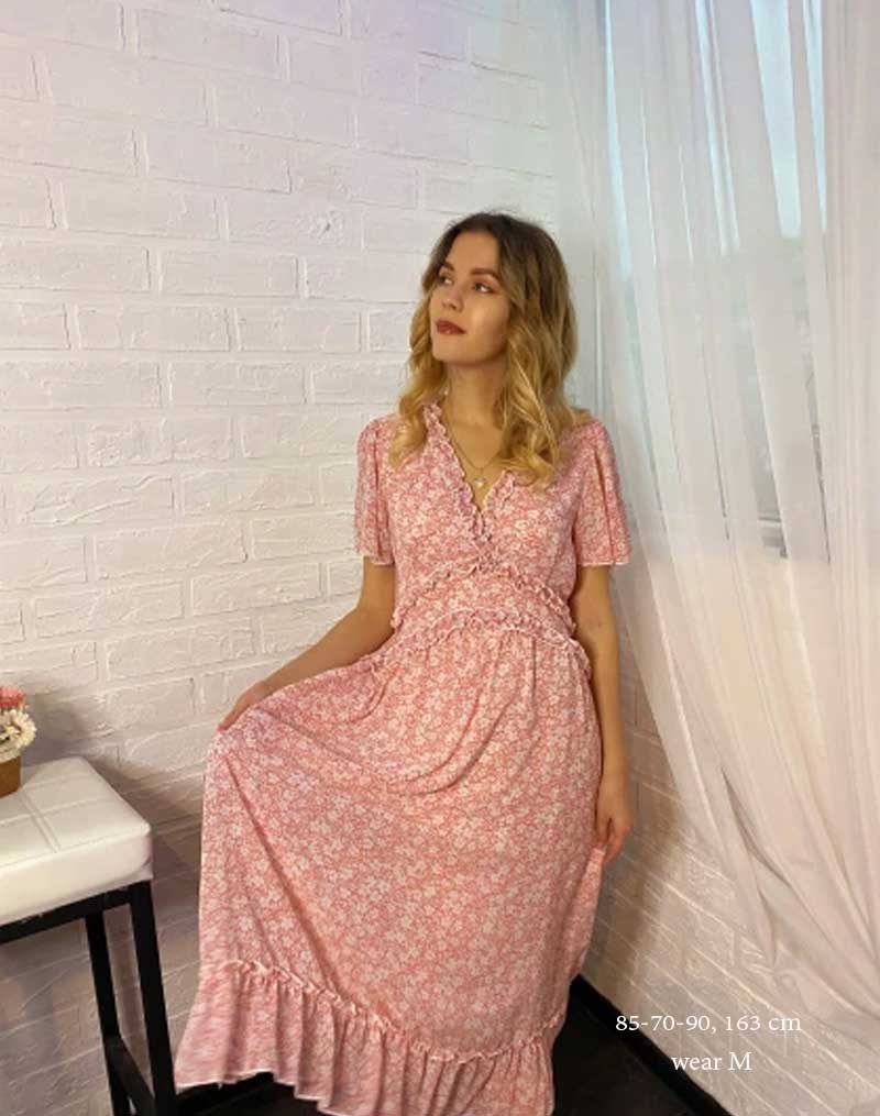 Boho Midi Dress, Sundress Romy in Green