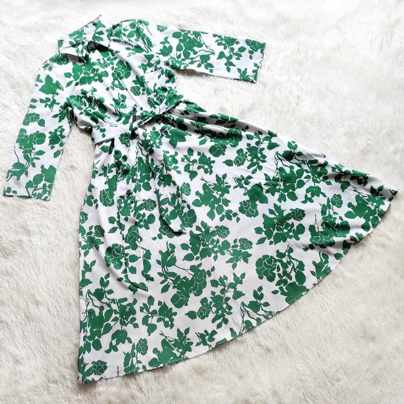Boho Midi Dress, Shirt Dress Evangeline