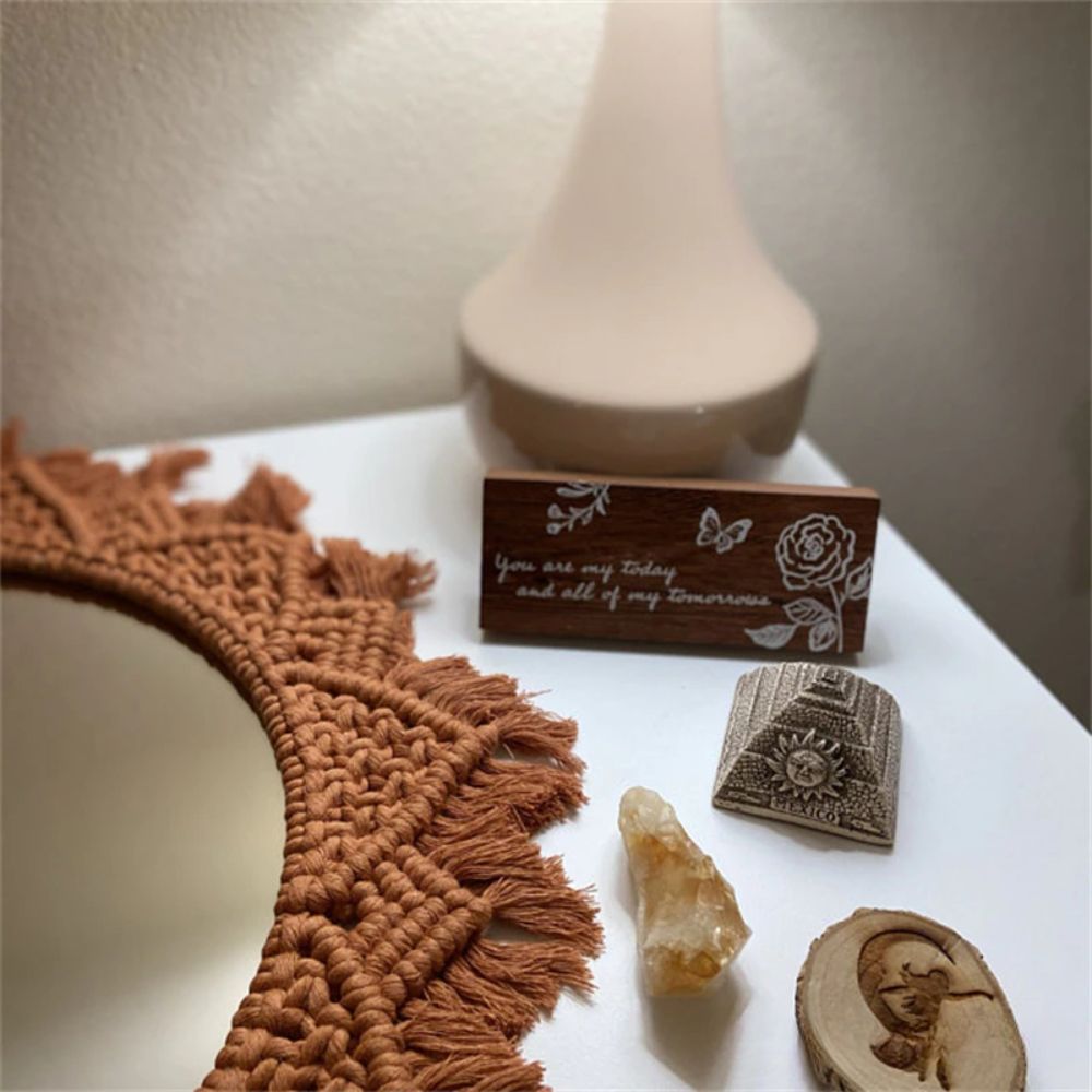 Bohemia Macrame Decorative Mirror Wall - Boho Round Mirrors Home Decor