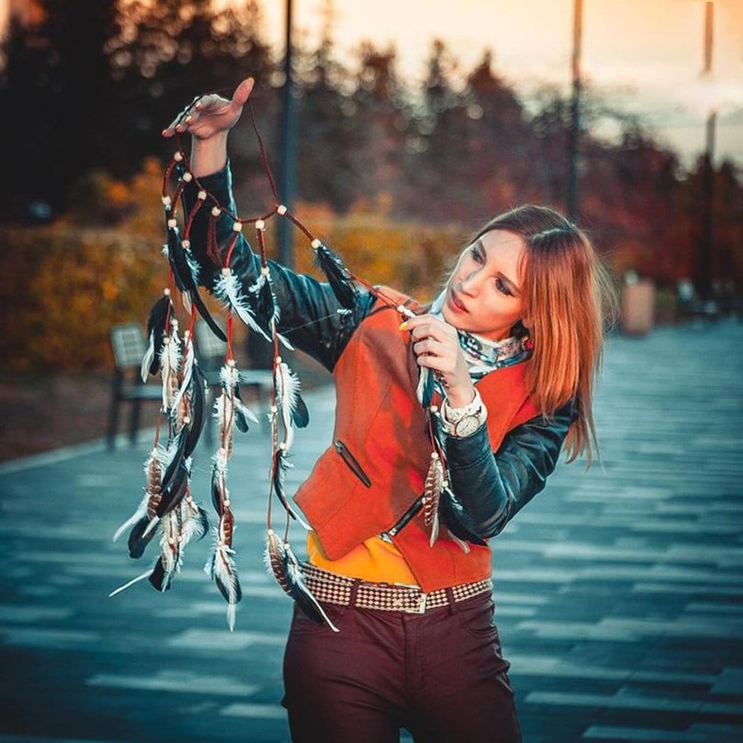Boho Feather Headband, Gypsy Soul