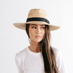 Boho Hat, Sun Hat, Beach Hat, Straw Fedora, Jazz Hat, Julieta in Brown, Beige and Pink