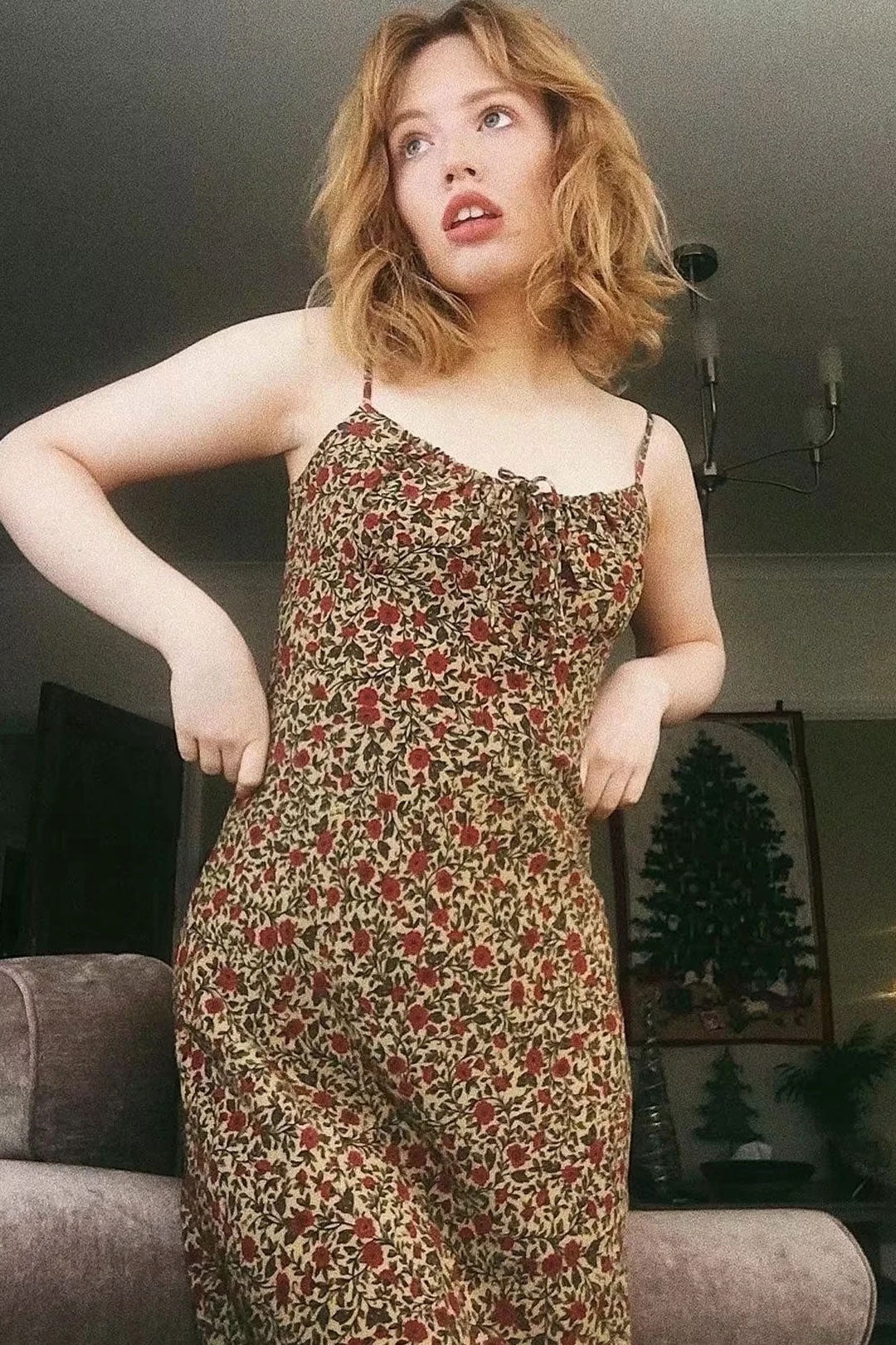 Boho Maxi Dress, Strappy Sundress, Missy Daisy in Gold and White