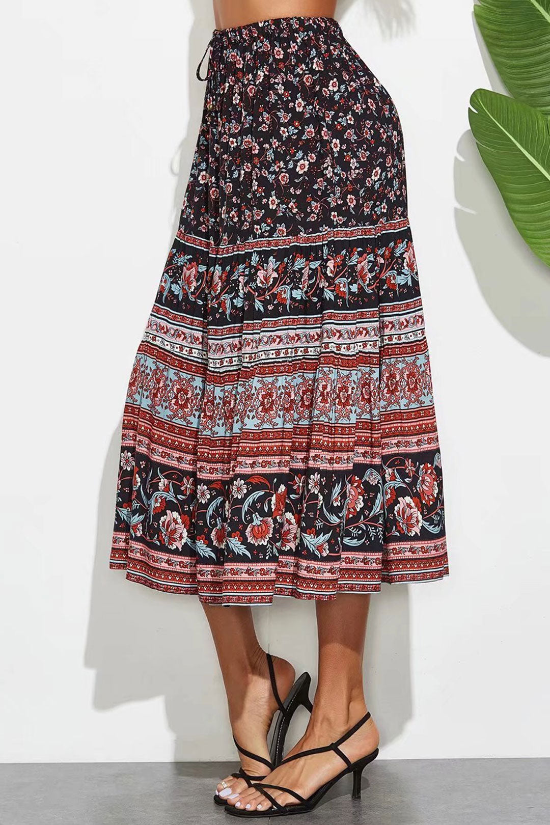 Boho Skirt, Hippie Skirts, Midi Skirt, Dancing Lady