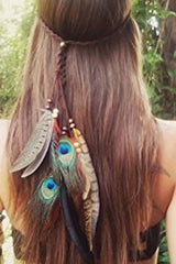 Boho Feather Headband, Free Spirit