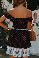 Boho Two Piece Set, Two Piece Skirt Set, Wild Boho in Black