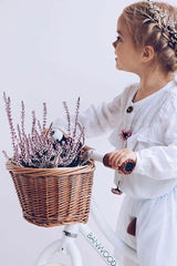 Boho Bag, Kid Bag, Rattan Bag, Mini Wicker Basket Bag, Lilli Brown