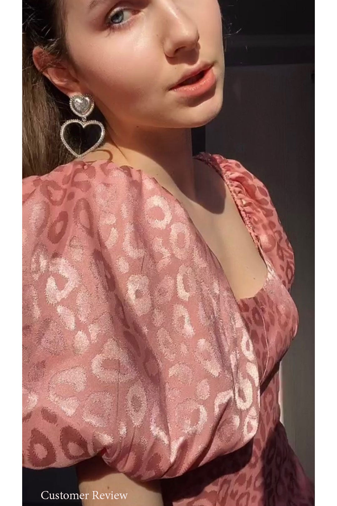Boho Mini Dress Pink Mabel