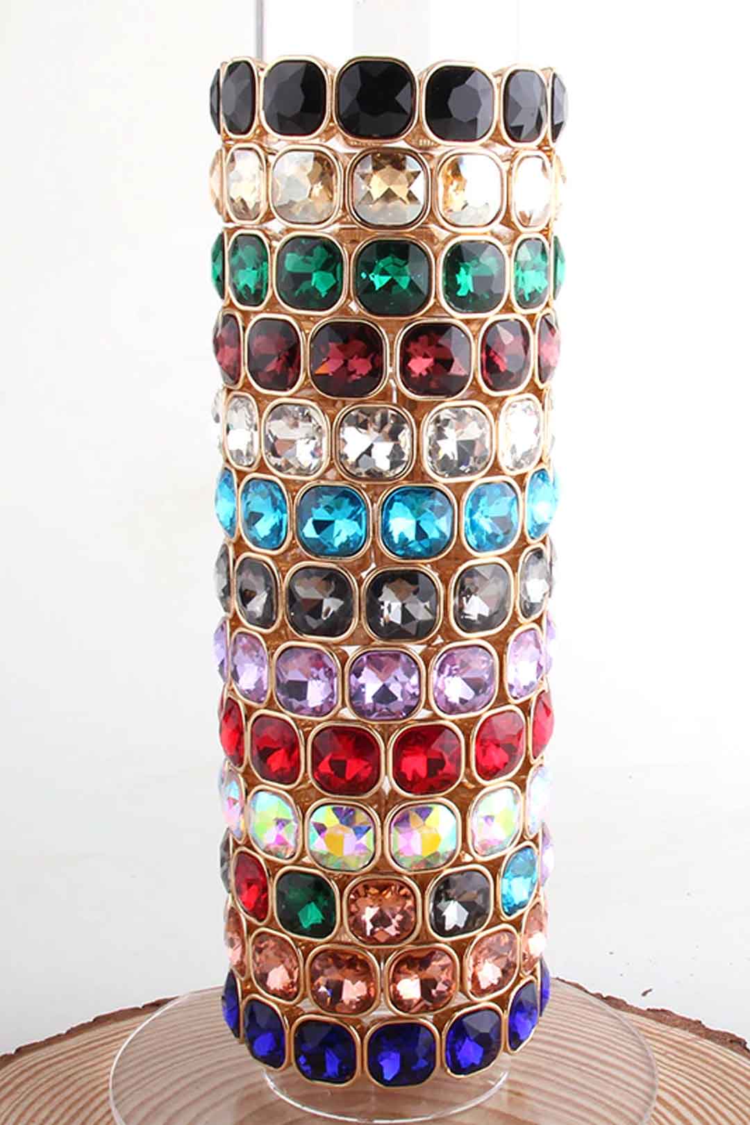 Boho Bracelet, RH Armbander Bracelet, Gold Crystal