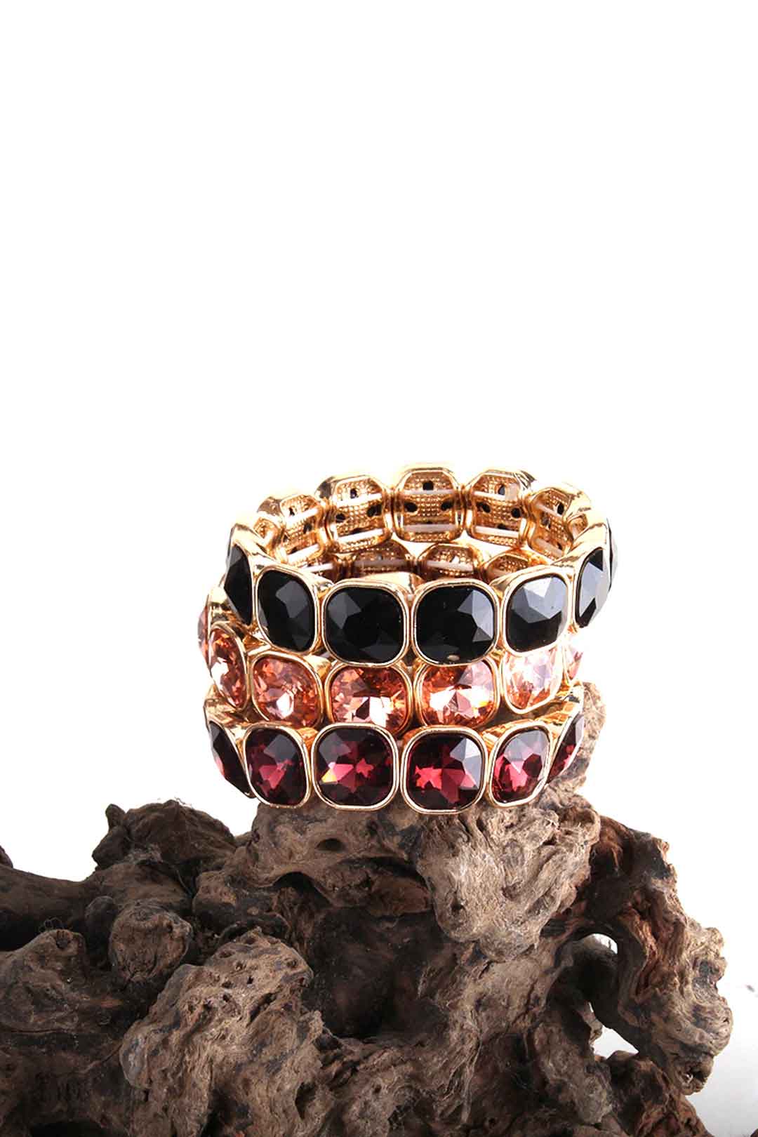 Boho Bracelet, RH Armbander Bracelet, Gold Crystal