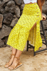 Boho Skirt, Hippie Skirts, Maxi Skirt, Margarita in Yellow