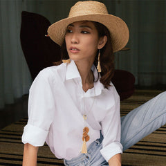 Boho Hat, Sun Beach Hat, Raffia Hat, Fedora Darcy Hat in Beige