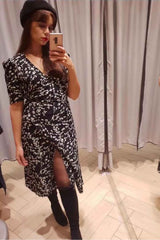 Boho Midi Dress, Vintage  Sundress, Black Aspen